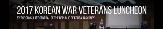 Korea War veterans luncheon on 24 November Media Release